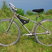 foto of titanium 29er bike