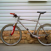 RAPID MTB titanium bicycle foto