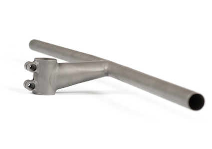 Titanium one-piece stem and handlebar