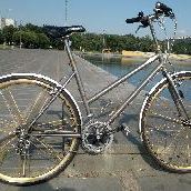 Фото Титановый дамский велосипед