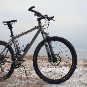 Титановый горный велосипед