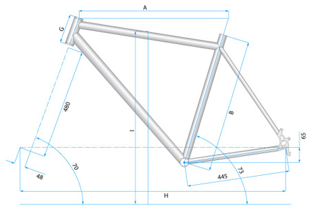 Titanium bicycle frame 29er