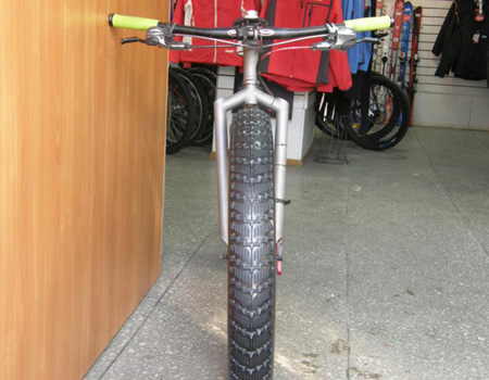 titanium Fat-bike frame